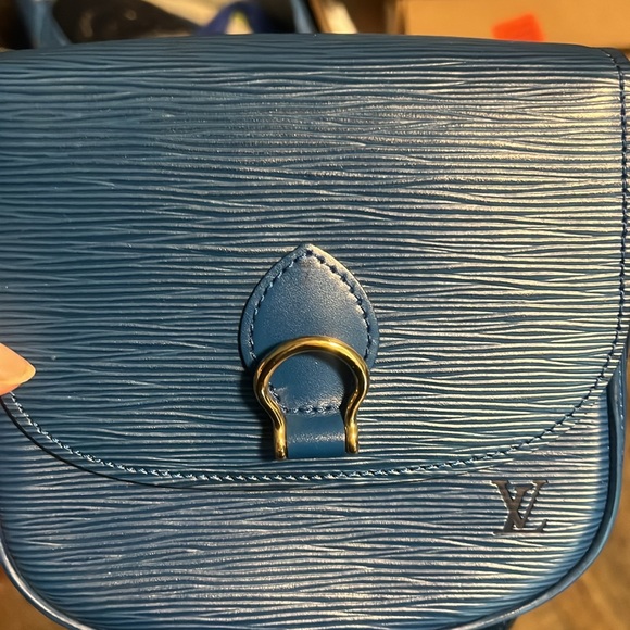 Louis Vuitton Blue Epi St Cloud leather handbag - Picture 6 of 7